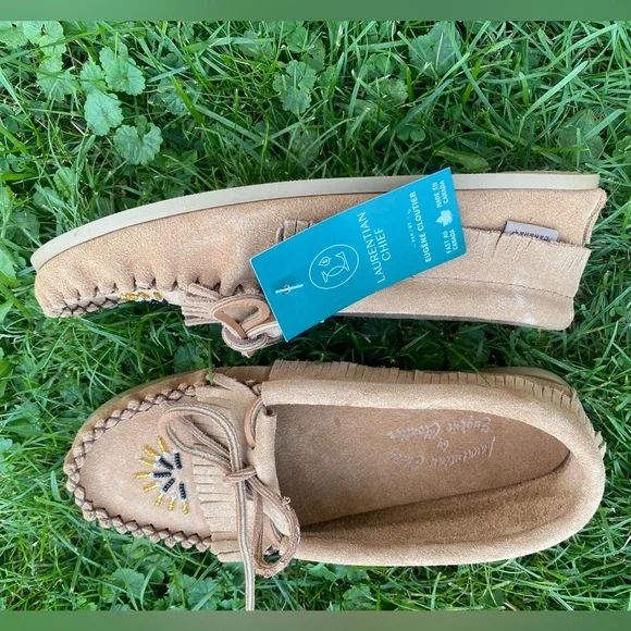 171-You Are Sole lovely 👟 New Laurentian Chief Beaded Moccasins - Picture 4 of 9